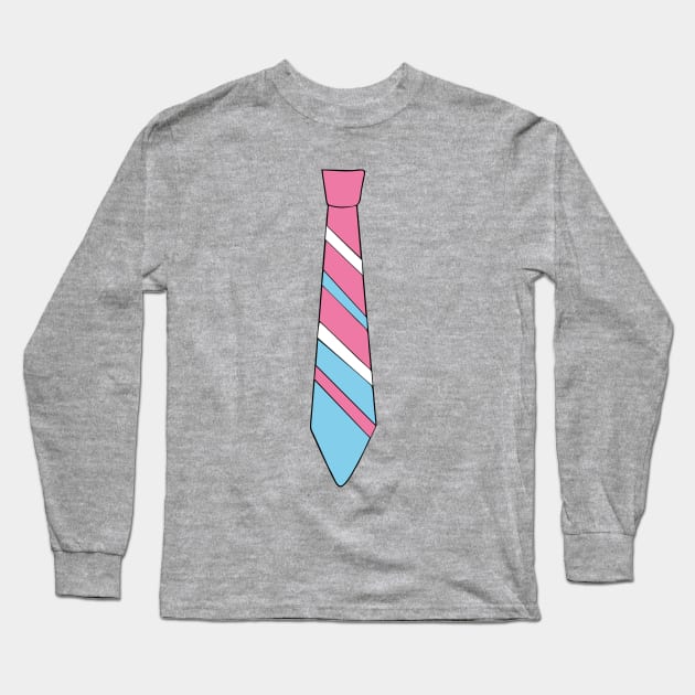 Trans Tie Long Sleeve T-Shirt by TransSwag